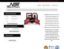 Tablet Screenshot of nopi.com